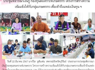 ประชุมคณะกรรมการพิจารณาเงินกู้กองทุนสงเคราะห์เกษตรกร ... พารามิเตอร์รูปภาพ 15