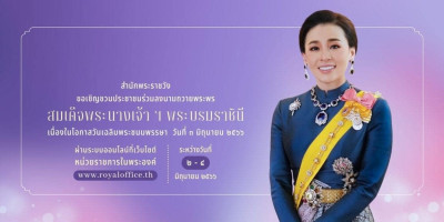 สำนักพระราชวัง ขอเชิญชวนประชาชนร่วมลงนามถวายพระพร ... พารามิเตอร์รูปภาพ 1