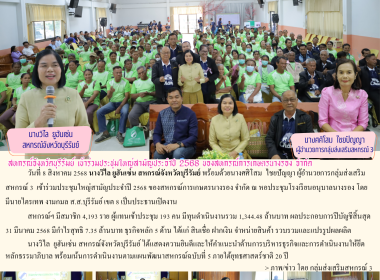 สหกรณ์จังหวัดบุรีรัมย์ เข้าร่วมประชุมใหญ่สามัญประจำปี 2568 ... พารามิเตอร์รูปภาพ 15