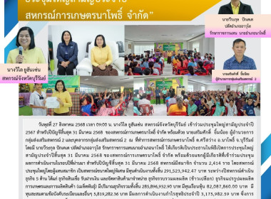 สหกรณ์จังหวัดบุรีรัมย์ เข้าร่วมประชุมใหญ่สามัญประจำปี 2567 ... พารามิเตอร์รูปภาพ 12