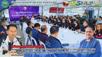 สหกรณ์จังหวัดบุรีรัมย์ ร่วมกิจกรรม "จิบกาแฟ แลบุรีรัมย์" ... พารามิเตอร์รูปภาพ 1