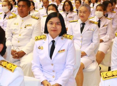 เข้าร่วมพิธีวางพานพุ่มดอกไม้สดถวายราชสักการะแด่พระบาทสมเด็จพระบรมชนกาธิเบศร มหาภูมิพลอดุลยเดชมหาราช บรมนาถบพิตร เนื่องใน “วันพระบิดาแห่งฝนหลวง” ... พารามิเตอร์รูปภาพ 5