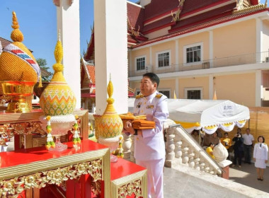 สำนักงานสหกรณ์จังหวัดบุรีรัมย์ร่วมพิธีถวายผ้าพระกฐินพระราชทานของกรมส่งเสริมสหกรณ์ ประจำปี พ.ศ.2566 ... พารามิเตอร์รูปภาพ 2