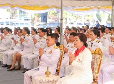 เข้าร่วมพิธีทำบุญตักบาตรอาหารแห้ง พระสงฆ์ และสามเณร 117 รูป ... พารามิเตอร์รูปภาพ 2